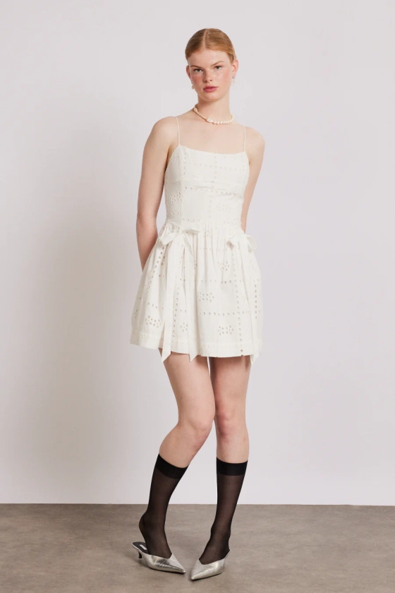 penelope mini - white broderie