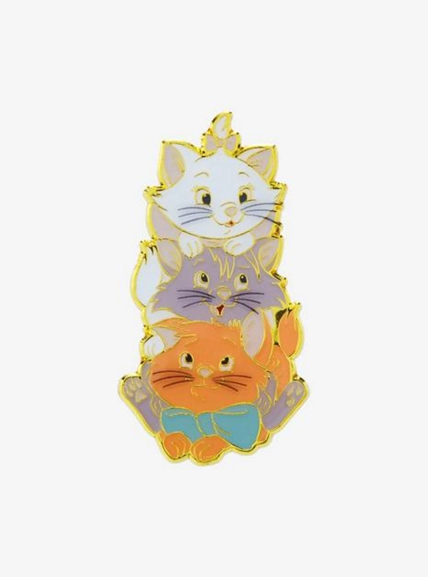 Loungefly The Aristocats Marie, Berlioz, and Toulouse Enamel Pin -- BoxLunch Exclusive | BoxLunch