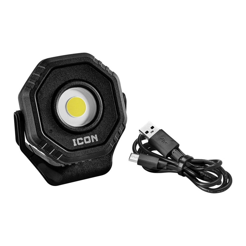 2100 Lumen LED Rechargeable Magnetic Compact Floodlight, Black