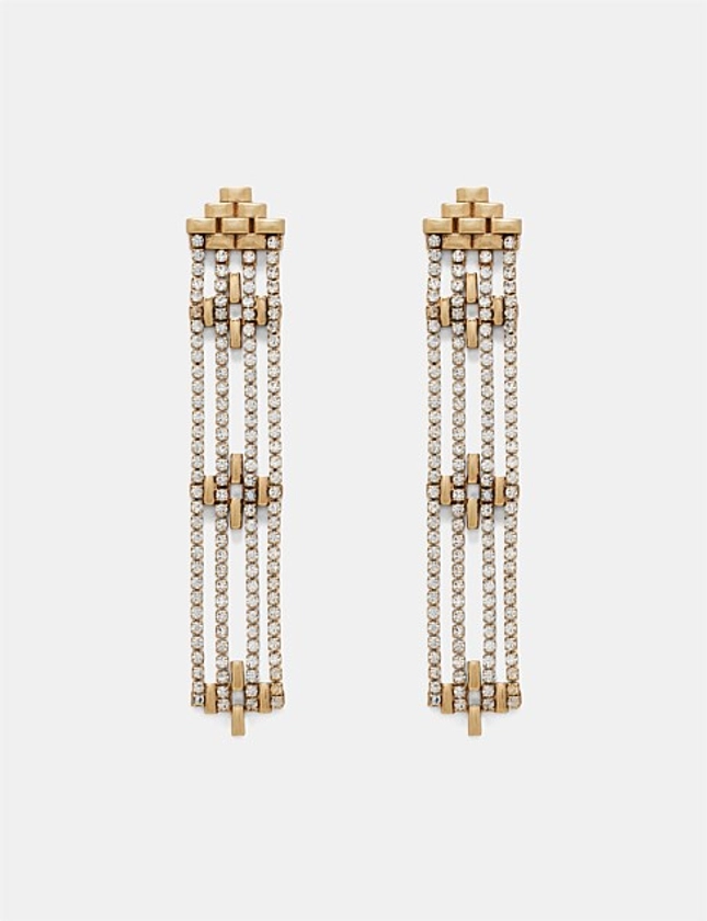 Mimco Crystal Vision Drop Earrings | David Jones