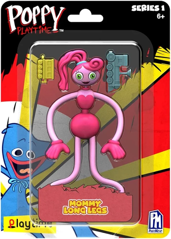 Poppy Playtime - Mommy Long Legs Action Figure (5" Posable Figure, Series 1) [Officially Licensed]