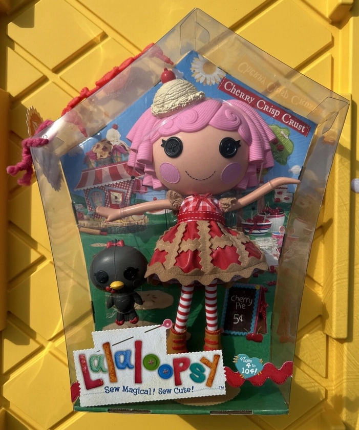 MGA Lalaloopsy Cherry Crisp Crust 12&#034; Full Size Doll NIB