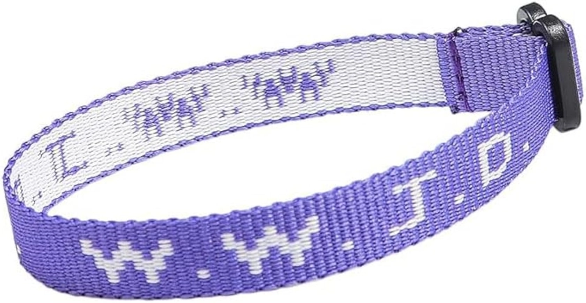 WWJD Rope Woven Adjustable What Would Jesus Do Bracelet Wristbands Bracelet for Women Men Jewelry Colorful Gifts Braied Protection Inspirational Bracelets Couple Friendship