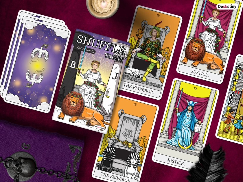 Shuffle Tarot Version C (118 cartes) - Oraclinzel Professor