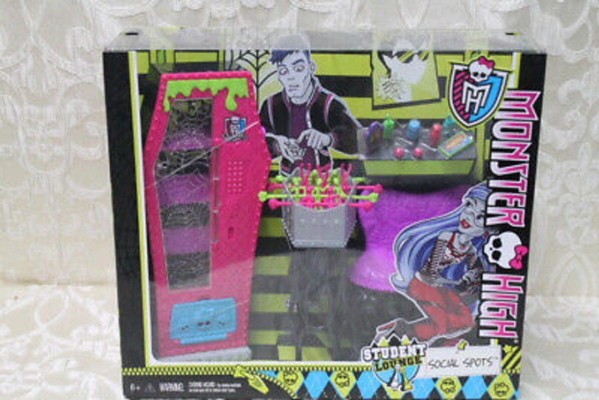 2013 Monster High Social Spots Student Lounge Playset ~ RARE | eBay