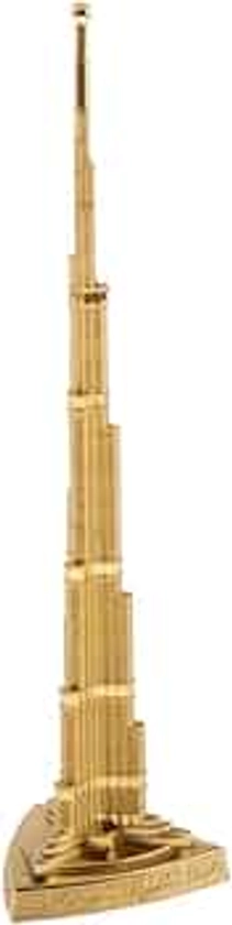 KARFRI Dubai Landmark Burj Khalifa Tower Statue 18cm - Goldencoding/245