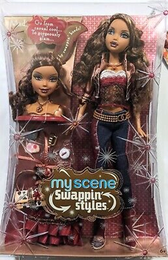 Barbie My Scene Swappin Styles Madison Doll Bling Glitter Makeup New In Box RARE 27084400946 | eBay