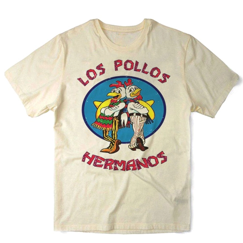 Camiseta Algodao Los Pollos Hermanos Breaking Bad Series e Filmes Nerd Unissex | Shopee Brasil