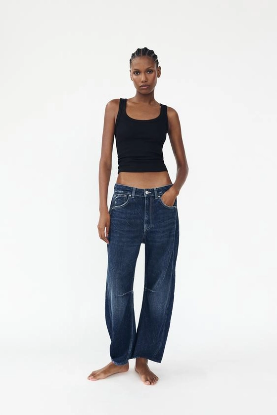 RELAXED BALLOON MID-WAIST TRF JEANS