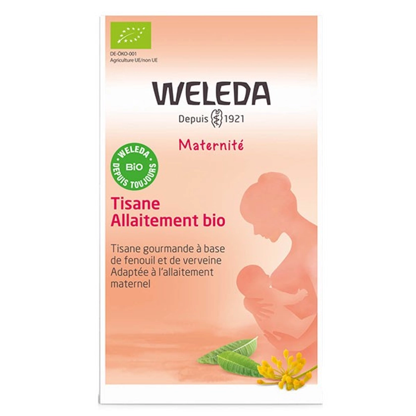 Weleda Maternité Tisane Allaitement Fenouil Verveine Bio 20 sachets