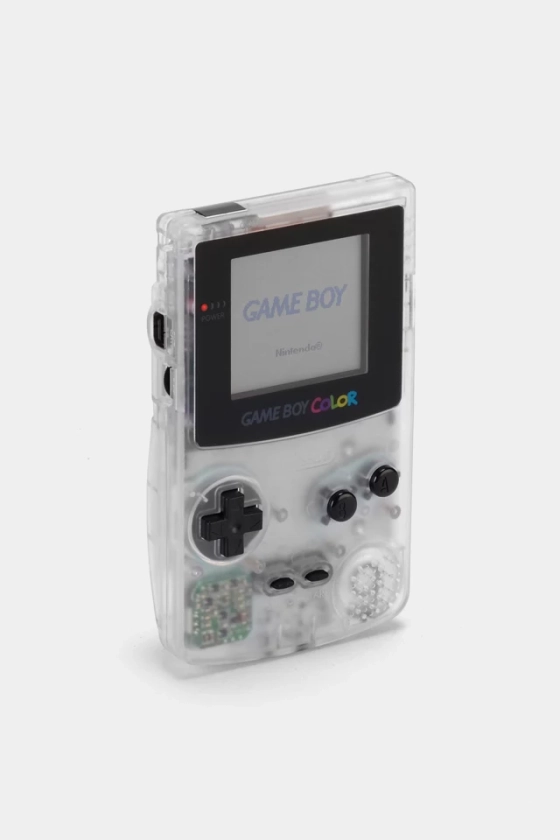 Nintendo Game Boy Color Clear Game Console Refurbished by Retrospekt