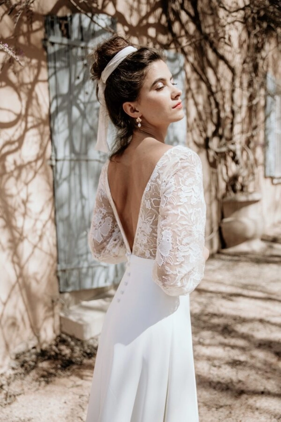 Robe de mariée Ivy: style bohème et élégant