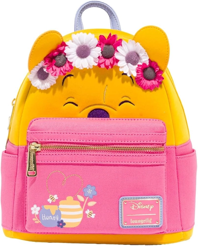 Loungefly Disney Winnie the Pooh Flower Crown Mini Backpack : Amazon.fr: Mode