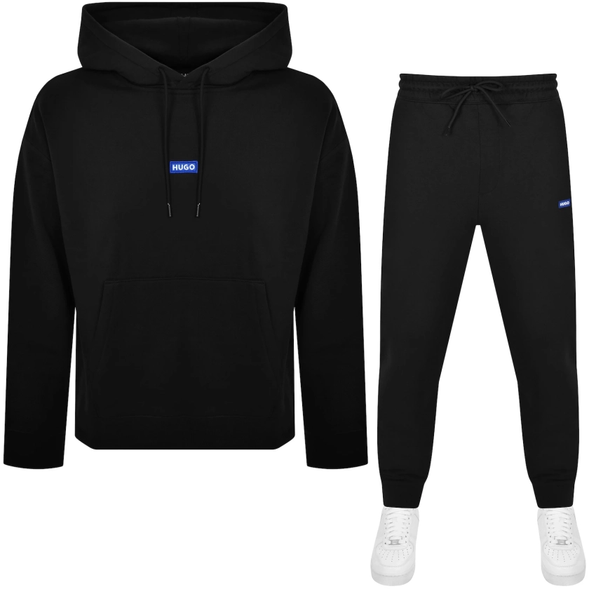 HUGO Blue NalonsoNap Tracksuit Black | Mainline Menswear 