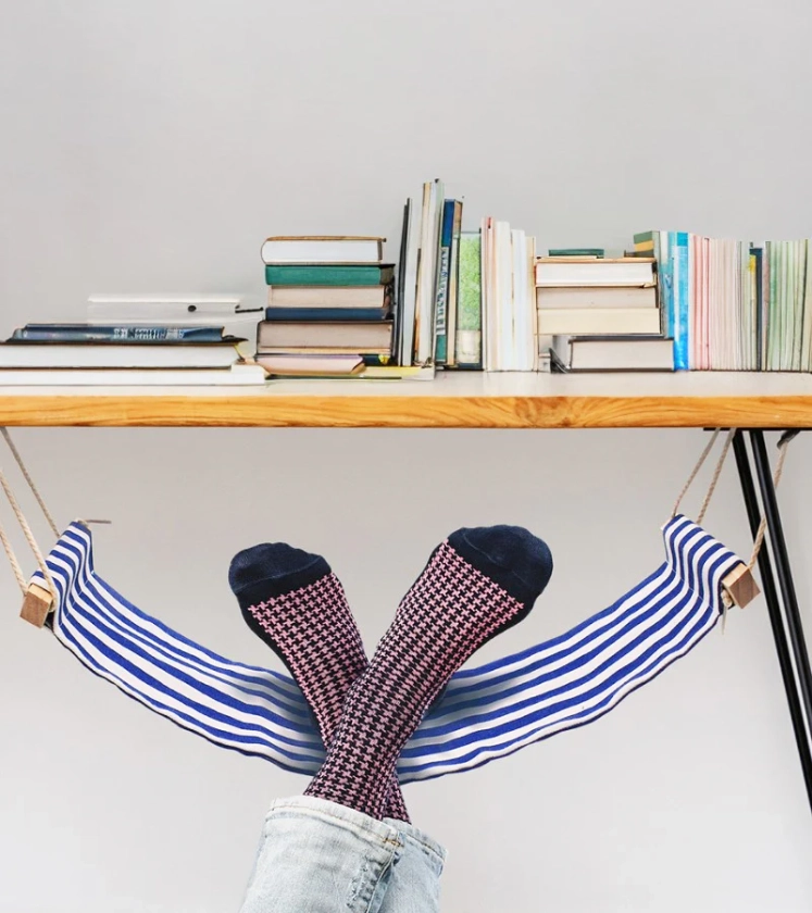 Hamac de bureau repose-pieds réglable