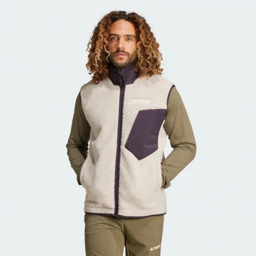 adidas Terrex Terrex Xploric High Pile Fleece Vest Wonder Beige IW0239