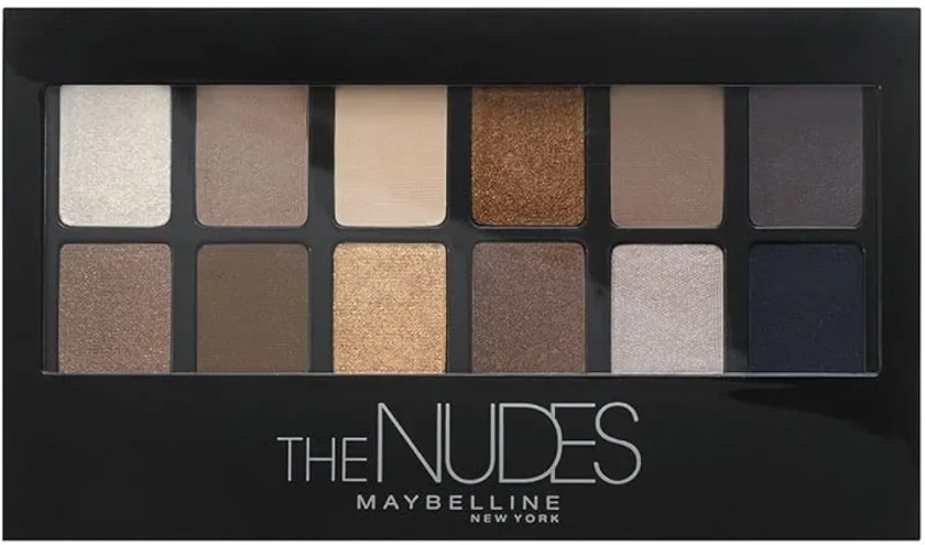 Maybelline New York – Palette Fards à Paupières – The Nudes – 12 couleurs