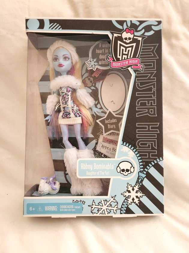 Monster High Doll Abbey Bominable FIRST WAVE 2011 - New In Box