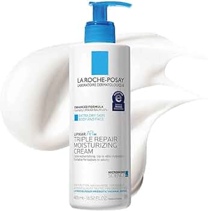 La Roche-Posay Lipikar Daily Repair Moisturizing Lotion Full Size & Travel Size Skin Care Set | Body Lotion for Dry Skin & Eczema| Formulated with Niacinamide & Shea Butter for All Day Hydration