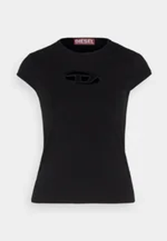 Diesel T-ANGIE - T-shirt imprimé - black/noir - ZALANDO.FR