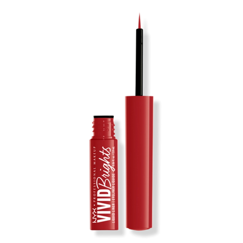 On Red Vivid Brights Longwear Liquid Liner - NYX Professional Makeup | Ulta Beauty