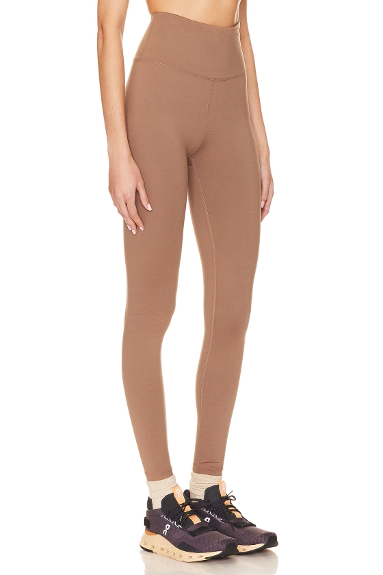 YEAR OF OURS Stretch Sculpt High Legging in Taupe | REVOLVE