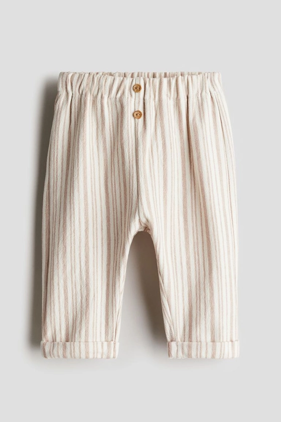 Pantalon jogger en coton éponge