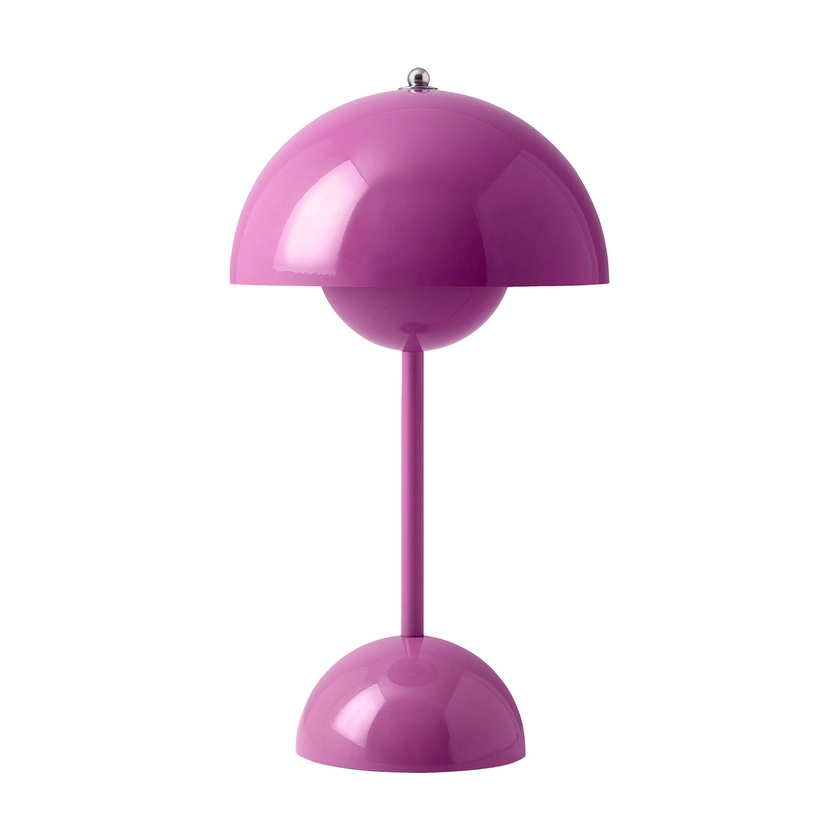 Lampe à poser sans fil tangy pink Flowerpot VP9 - &tradition