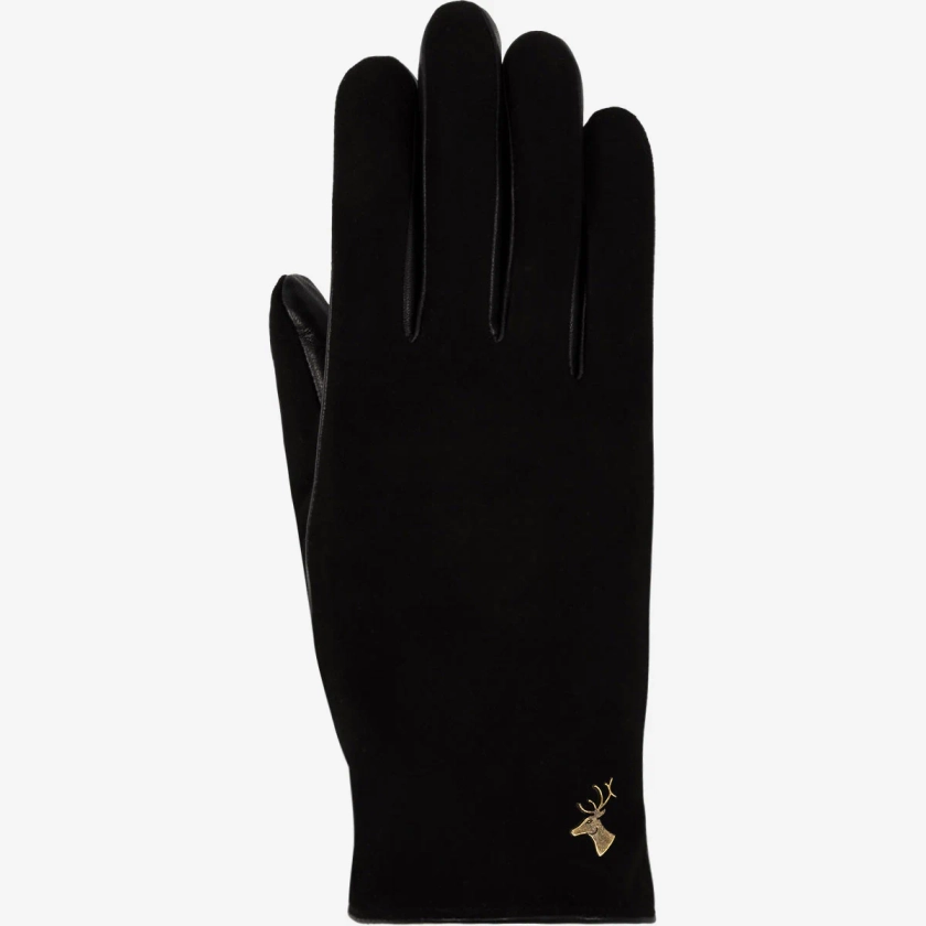 Gants en Cuir Noir pour Femmes - Écran Tactile - Chaud et Rembourré