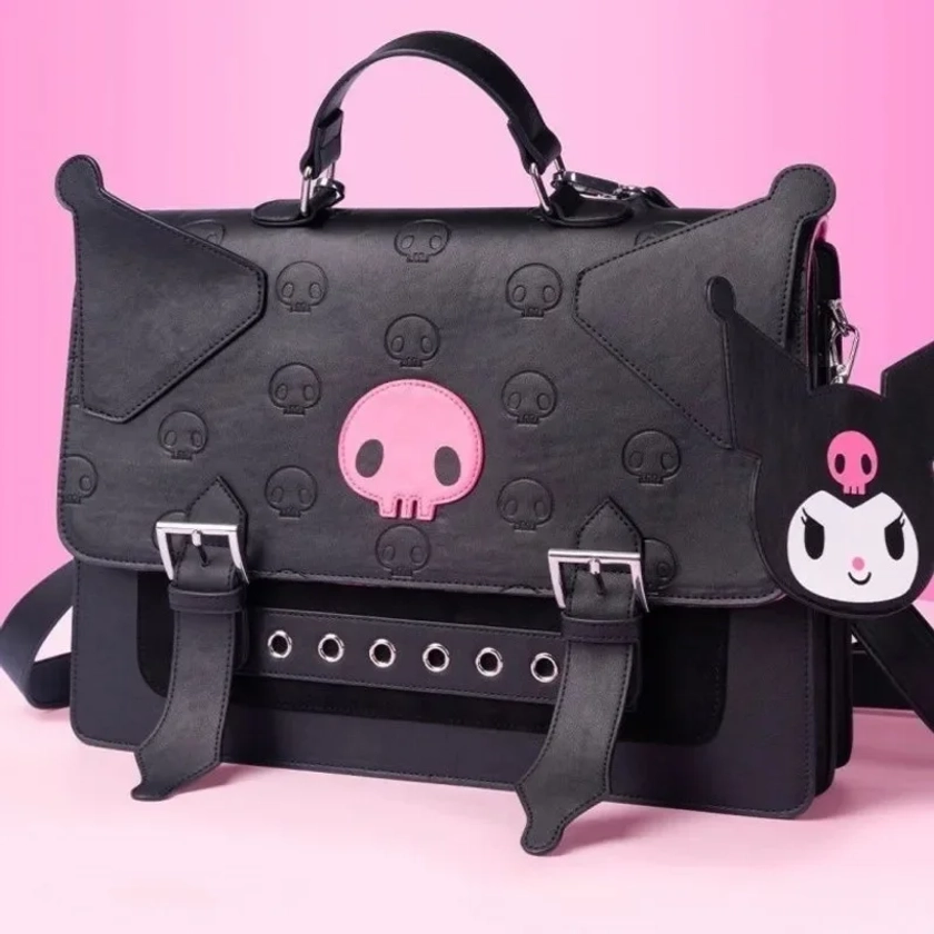 Sanrio-Bolso cruzado de gran capacidad para mujer, mochila de estilo japonés, bolsos de hombro, bolso de tendencia, nuevo, Kuromi Academy, Y2k JK - AliExpress