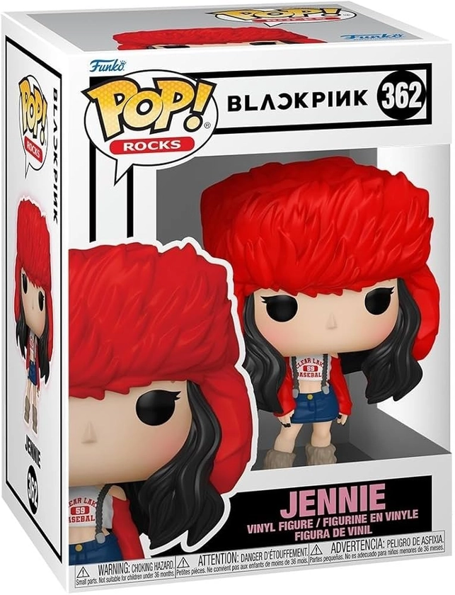 Funko Pop! Rocks: Blackpink - Jennie - Figurine en Vinyle à Collectionner - Idée de Cadeau - Produits Officiels - Jouets pour Les Enfants et Adultes - Music Fans