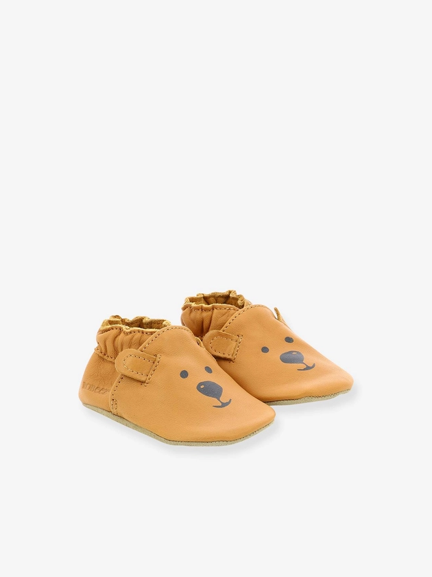 Chaussons Soft Soles Sweety Bear ROBEEZ© - camel