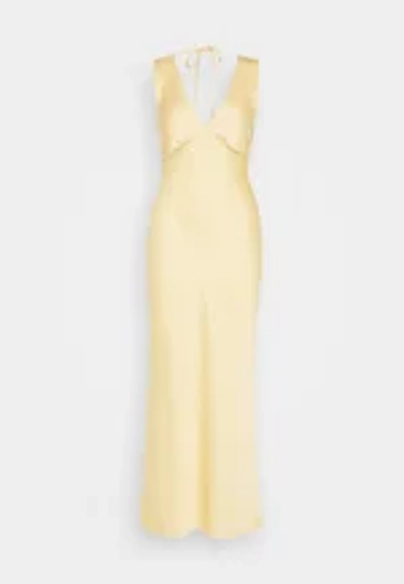 Abercrombie & Fitch PLUNGE COWL BACK MAXI - Occasion wear - sunlight/yellow - Zalando.ie