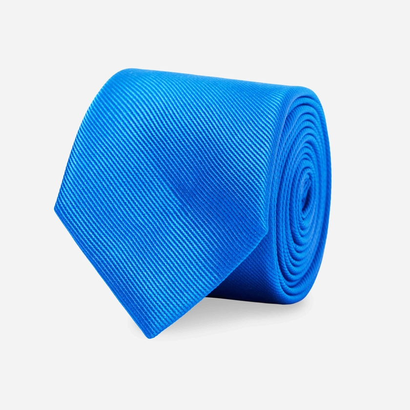 Grosgrain Solid Royal Blue Tie | Silk Ties | Tie Bar