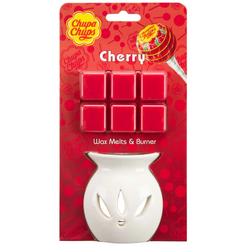 Chupa Chups Wax Melts & Burner Set - Cherry