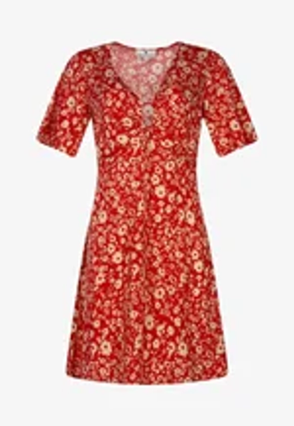 Freeman T. Porter COURTE - Robe de jour - rouge - ZALANDO.FR