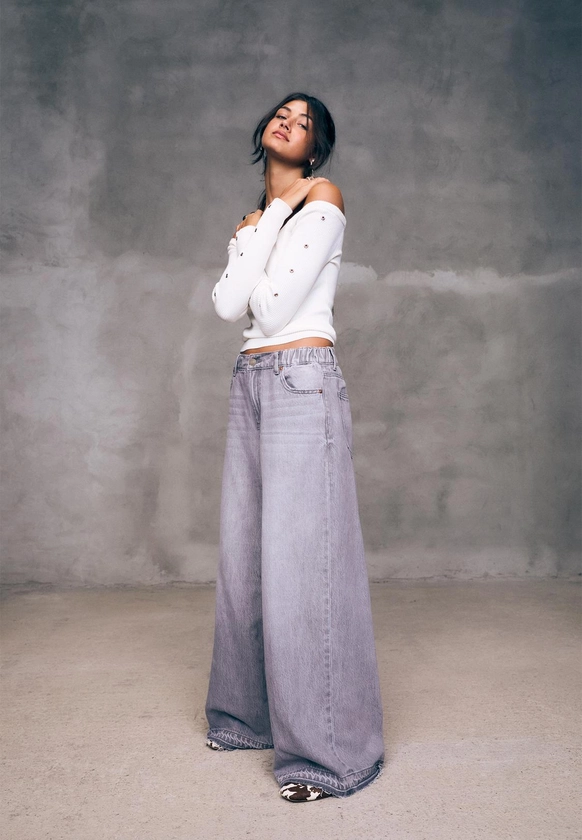 D99 loose wide leg jeans