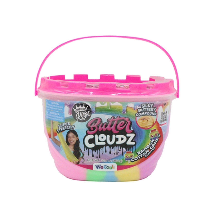 Compound Kings Butter Cloudz Scented Putty - Rainbow Cotton Candy | The Entertainer