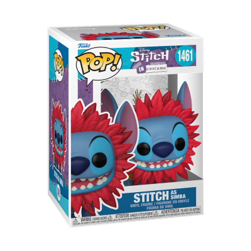 * PRÉ-RESERVA * Funko POP! Disney Stitch In Costume Stitch As Simba #1461