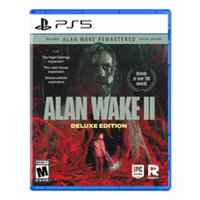 Alan Wake 2 Ii Ps5 Deluxe Edition Mídia Física Lacrado