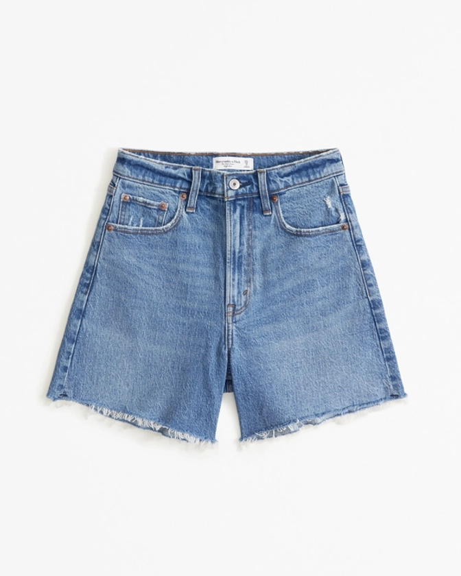 Women's High Rise Dad Short | Women's Bottoms | Abercrombie.com