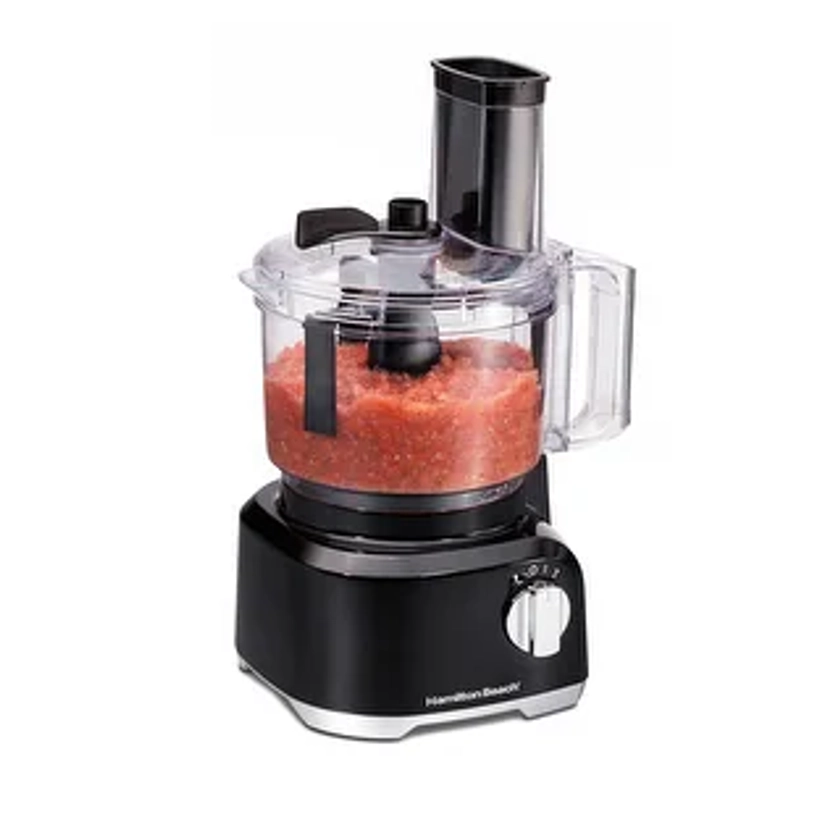 Hamilton Beach 8 Cup Food Processor with Built-In Bowl Scraper | Overstock.com Shopping - The Best Deals on Food Processors | 38392823