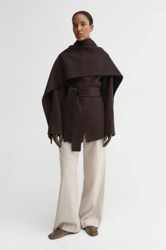 Noorie Doublé Coat, chocolate