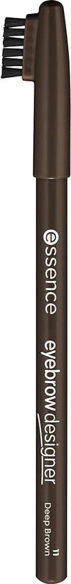 essence cosmetics eyebrow DESIGNER, Eye Pencil, Augenbrauenstift, Nr. 11 deep brown, braun, definierend, natürlich, vegan, Mikroplastik Partikel frei, Nanopartikel frei (1g)