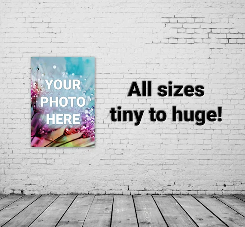 Quality Custom Poster Printing A4, A3, A2, A1, A0, any custom size | On Glossy, Matt, or Satin Photo Paper