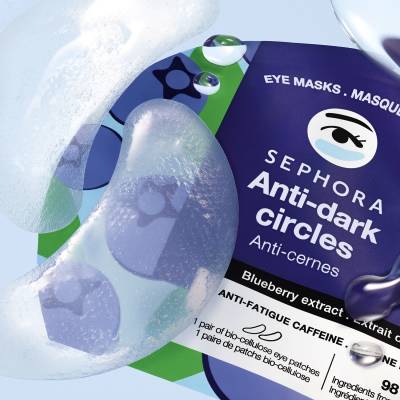 SEPHORA COLLECTION Anti-Fatigue Bio-Cellulose Eye Masks Blueberry