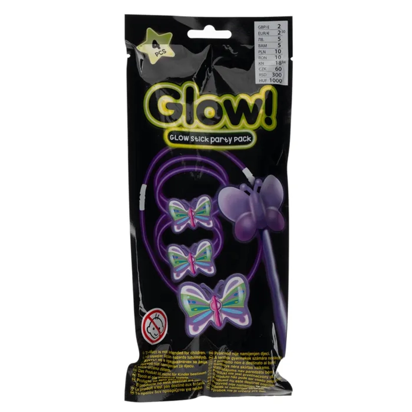 Fluorescent Glow Sticks Party Pack - Purple