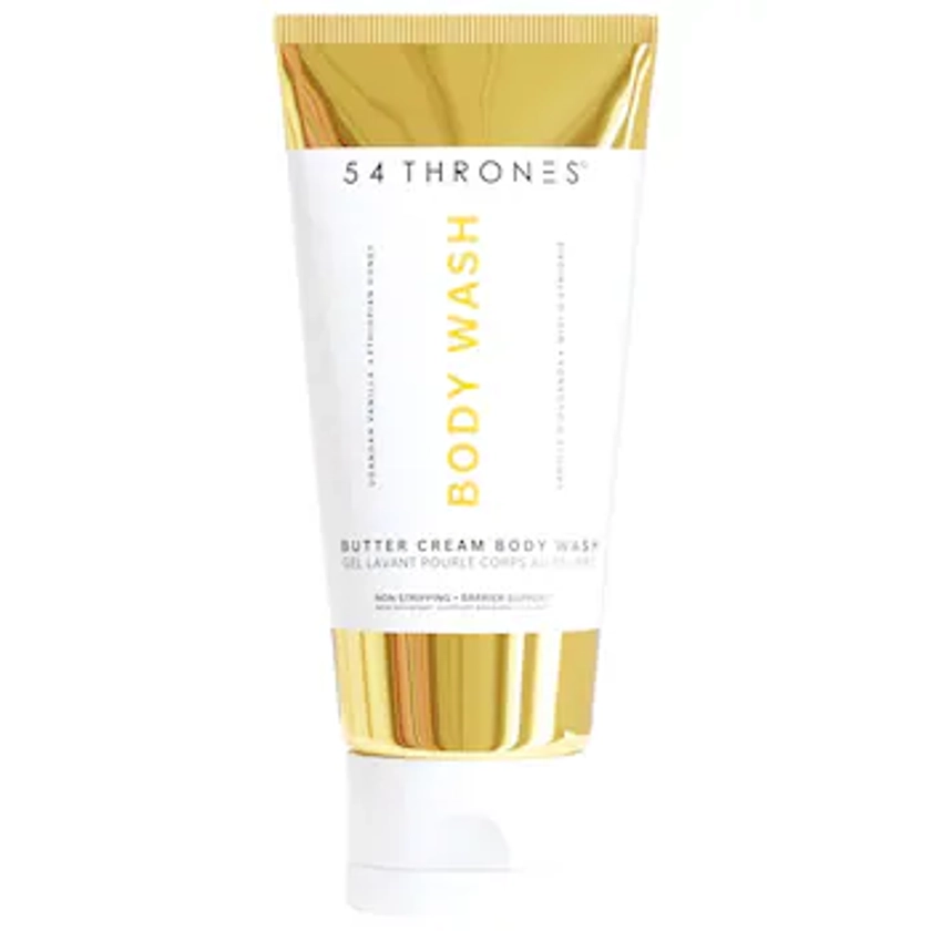 Moisturizing Butter Cream Body Wash - Non-Stripping with Shea Butter, Ceramides and Niacinamide - 54