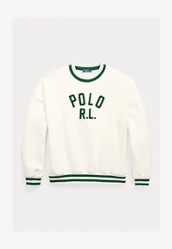 Polo Ralph Lauren LOGO FLEECE SWEATSHIRT - Sweatshirt - nevis/écru - ZALANDO.FR