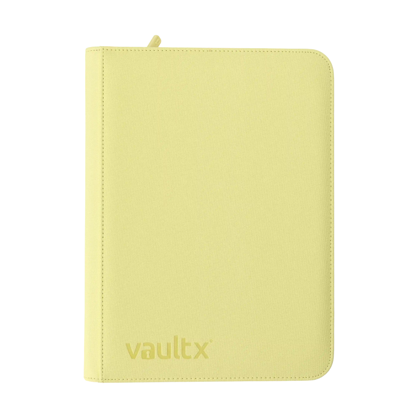 9-Pocket Exo-Tec® Zip Binder Pastel Yellow